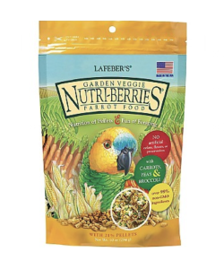284g Lafeber NutriBerries Garden Veggie Complete Parrot Food